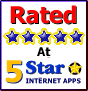 Rated 5 Stars at 5 Star Shareware